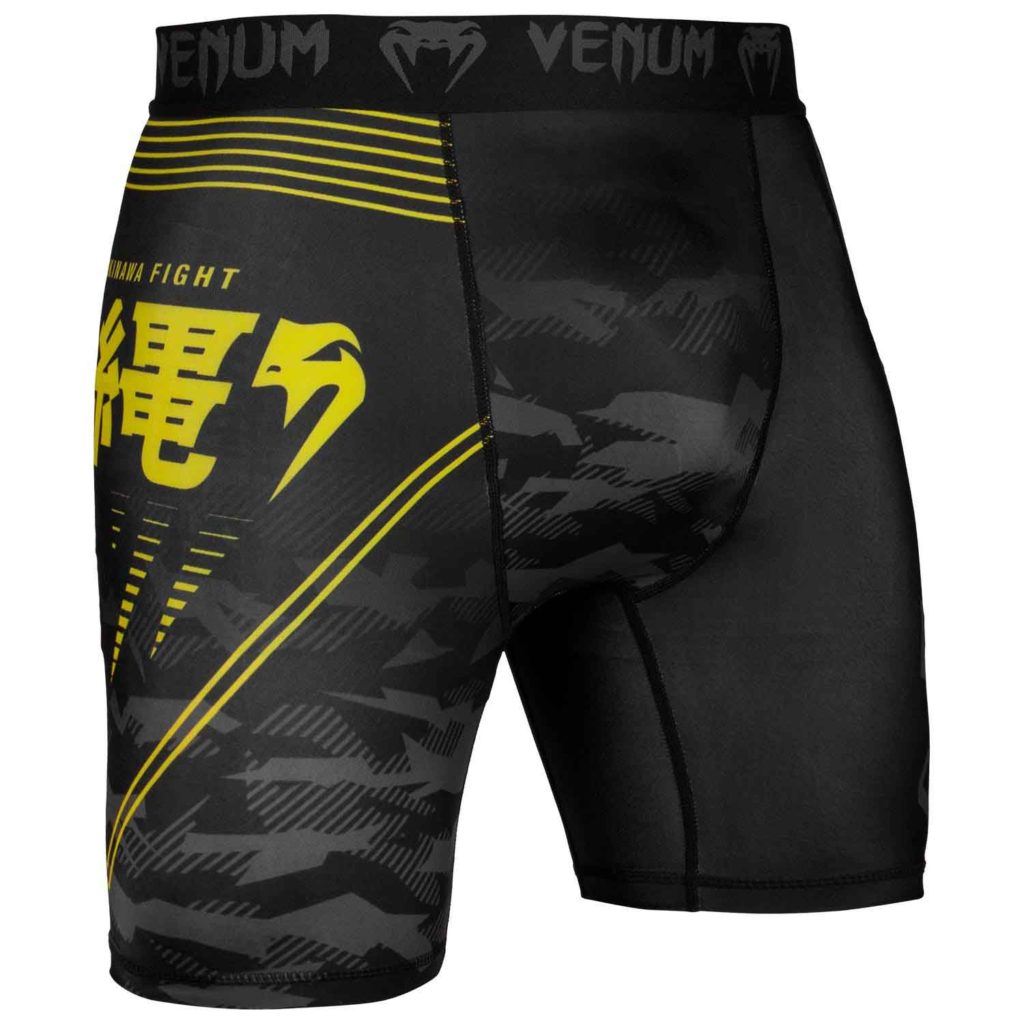 VENUM/ヴェナム OKINAWA 2.0 COMPRESSION SHORTS／沖縄 2.0 コンプレッションショーツ（黒／イエロー）