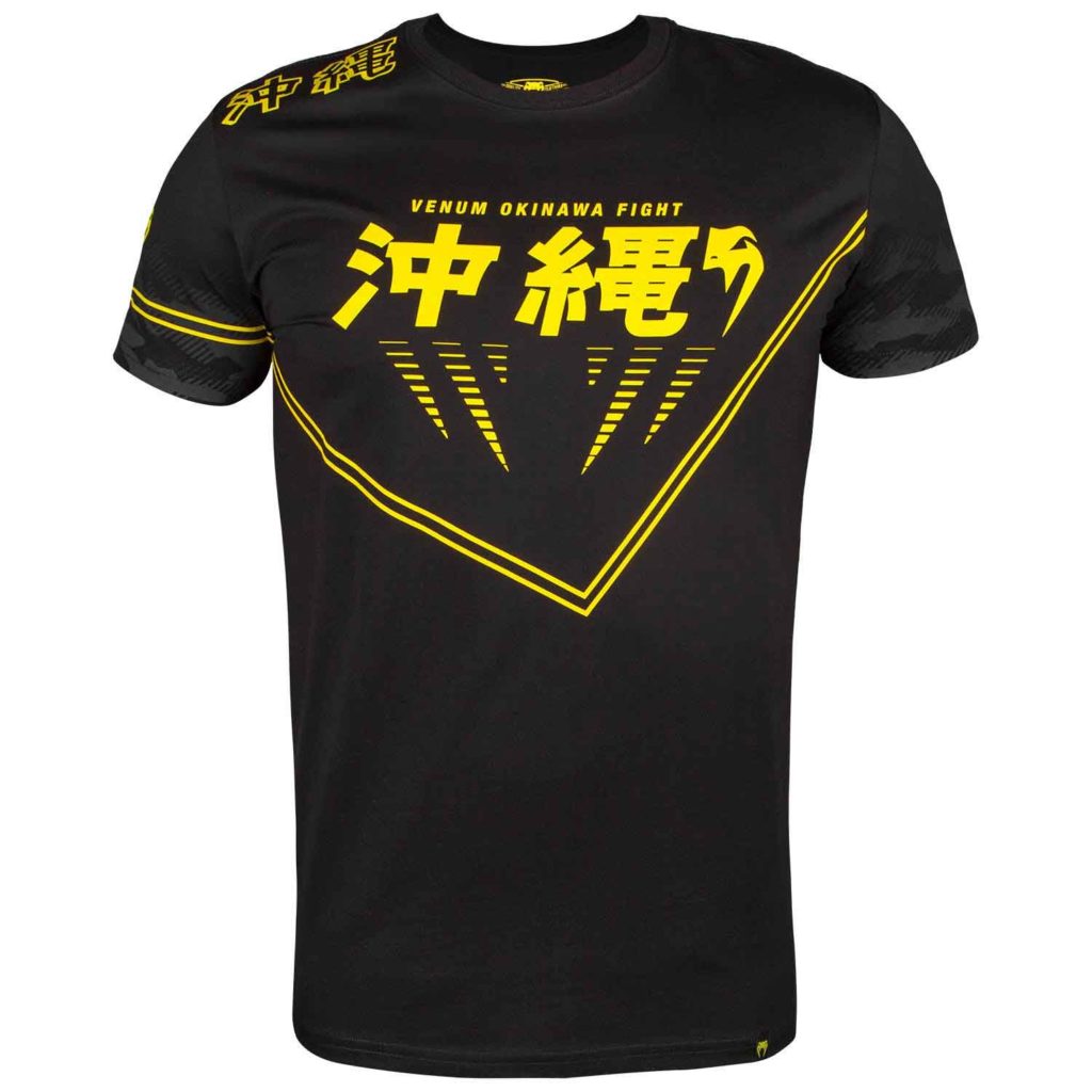 VENUM/ヴェナム OKINAWA 2.0 T-SHIRT／沖縄 2.0 Tシャツ（黒／イエロー）