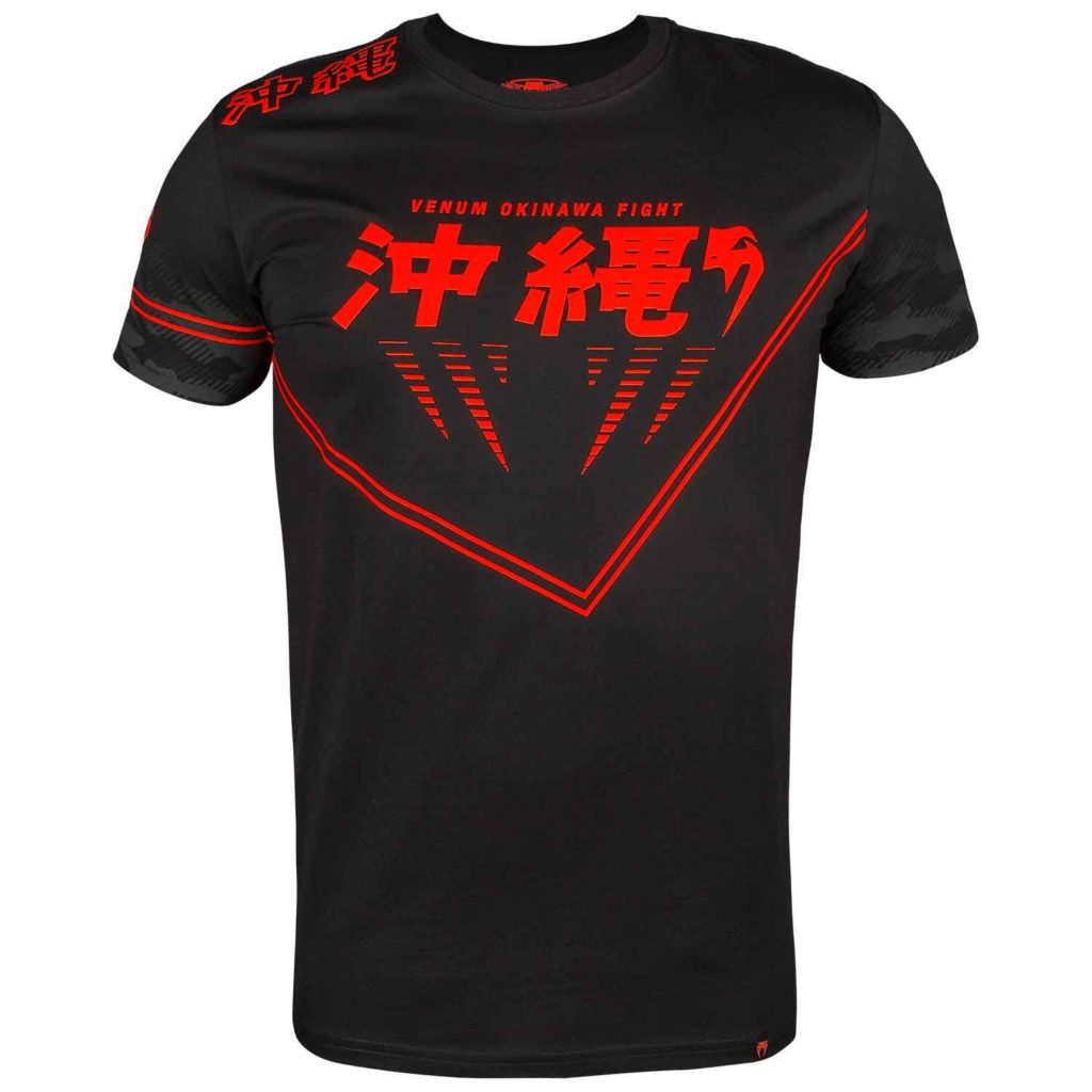 VENUM/ヴェナム OKINAWA 2.0 T-SHIRT/沖縄 2.0 Tシャツ(黒/レッド)