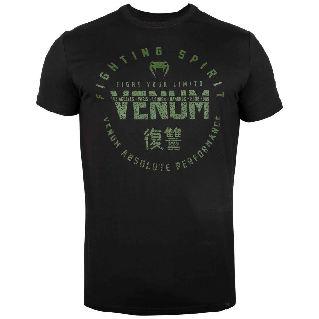 VENUM/ヴェナム SIGNATURE T-SHIRT／シグネイチャー Tシャツ（黒／カーキ）