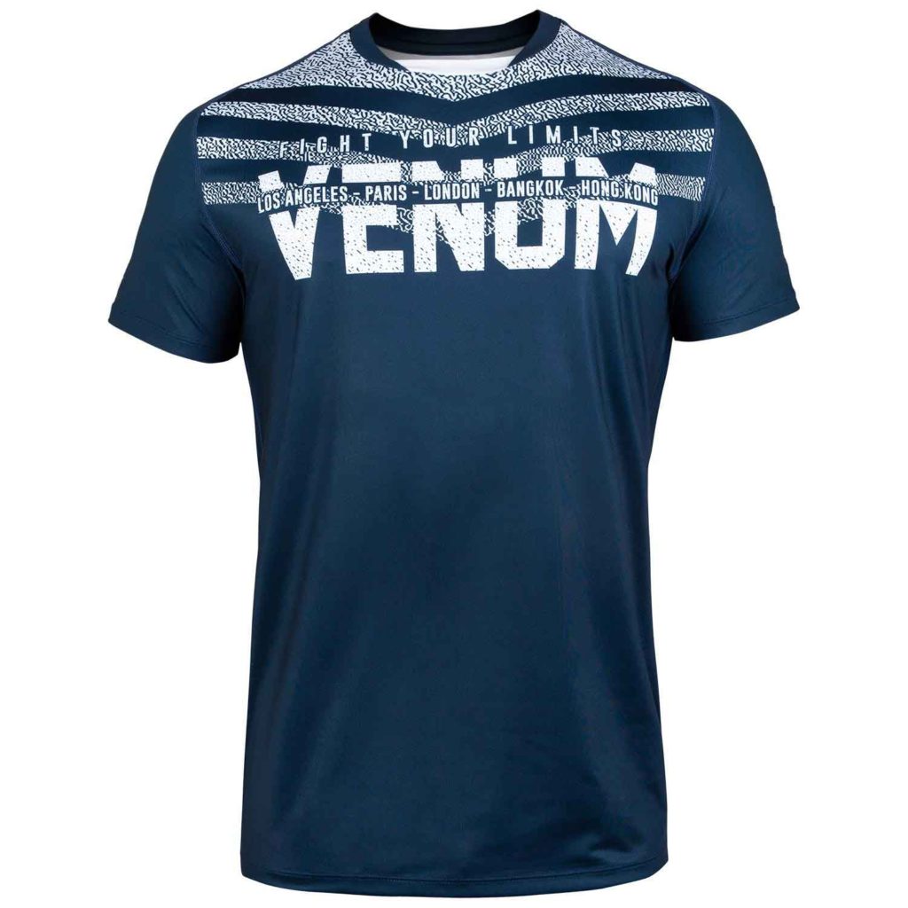 VENUM/ヴェナム SIGNATURE DRY TECH T-SHIRT／シグネイチャー ドライテックTシャツ（ネイビーブルー）