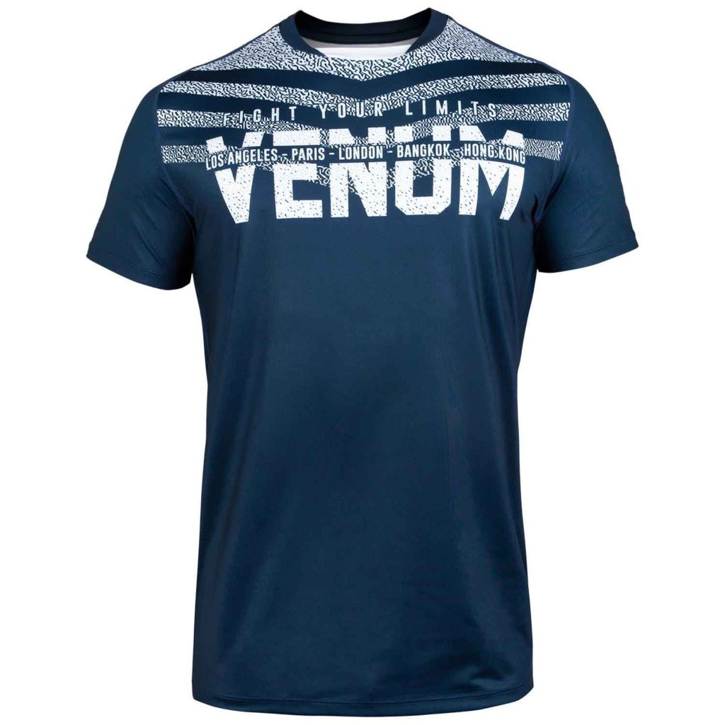 VENUM/ヴェナム SIGNATURE DRY TECH T-SHIRT/シグネイチャー ドライテックTシャツ(ネイビーブルー)