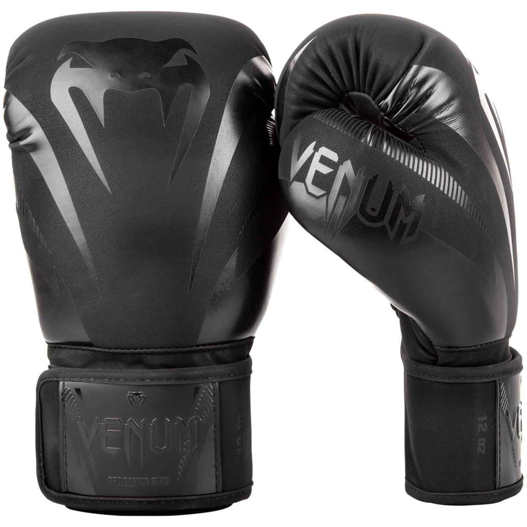 VENUM/ヴェナム IMPACT CLASSIC BOXING GLOVES／インパクト クラシック ボクシンググローブ（マットブラック）