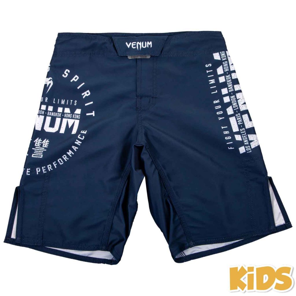 VENUM/ヴェナム SIGNATURE KIDS FIGHTSHORTS／シグネイチャー キッズ ファイトショーツ（ネイビーブルー）