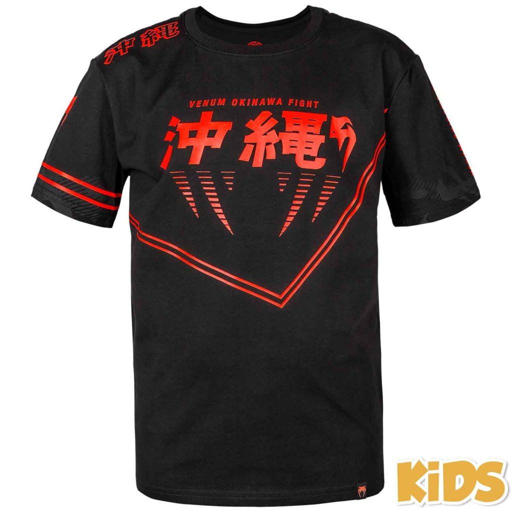VENUM/ヴェナム OKINAWA 2.0 KIDS T-SHIRT／沖縄 2.0 キッズTシャツ（黒／レッド）