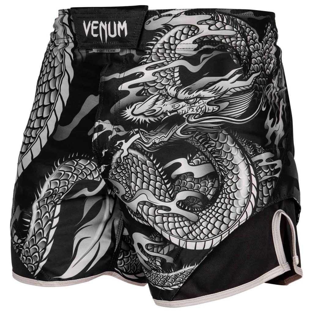 VENUM/ヴェナム DRAGON'S FLIGHT FIGHTSHORTS／ドラゴンズフライト ファイトショーツ（黒／サンド）