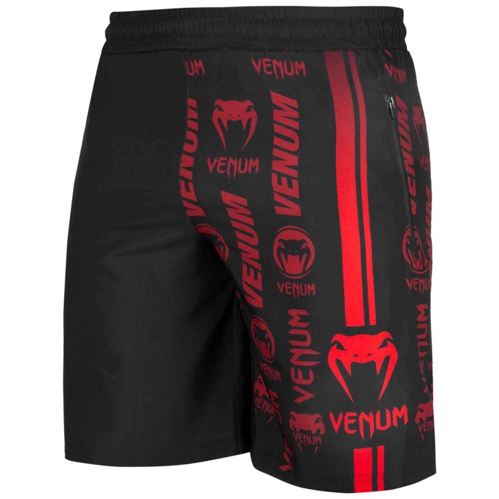 VENUM/ヴェナム VENUM LOGOS TRAINING SHORTS／ヴェナム・ロゴス トレーニングショーツ（黒／レッド）