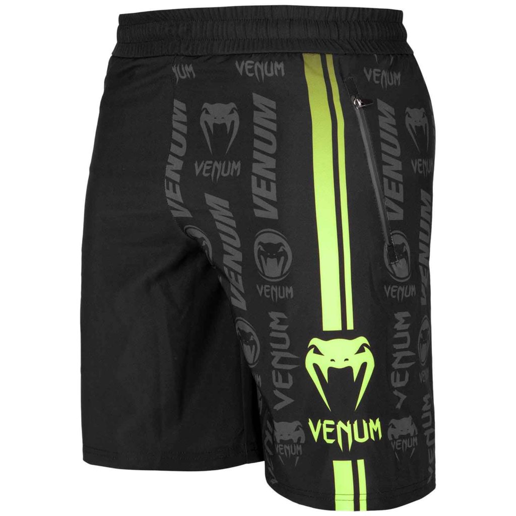 VENUM/ヴェナム VENUM LOGOS TRAINING SHORTS／ヴェナム・ロゴス トレーニングショーツ（黒／ネオイエロー）