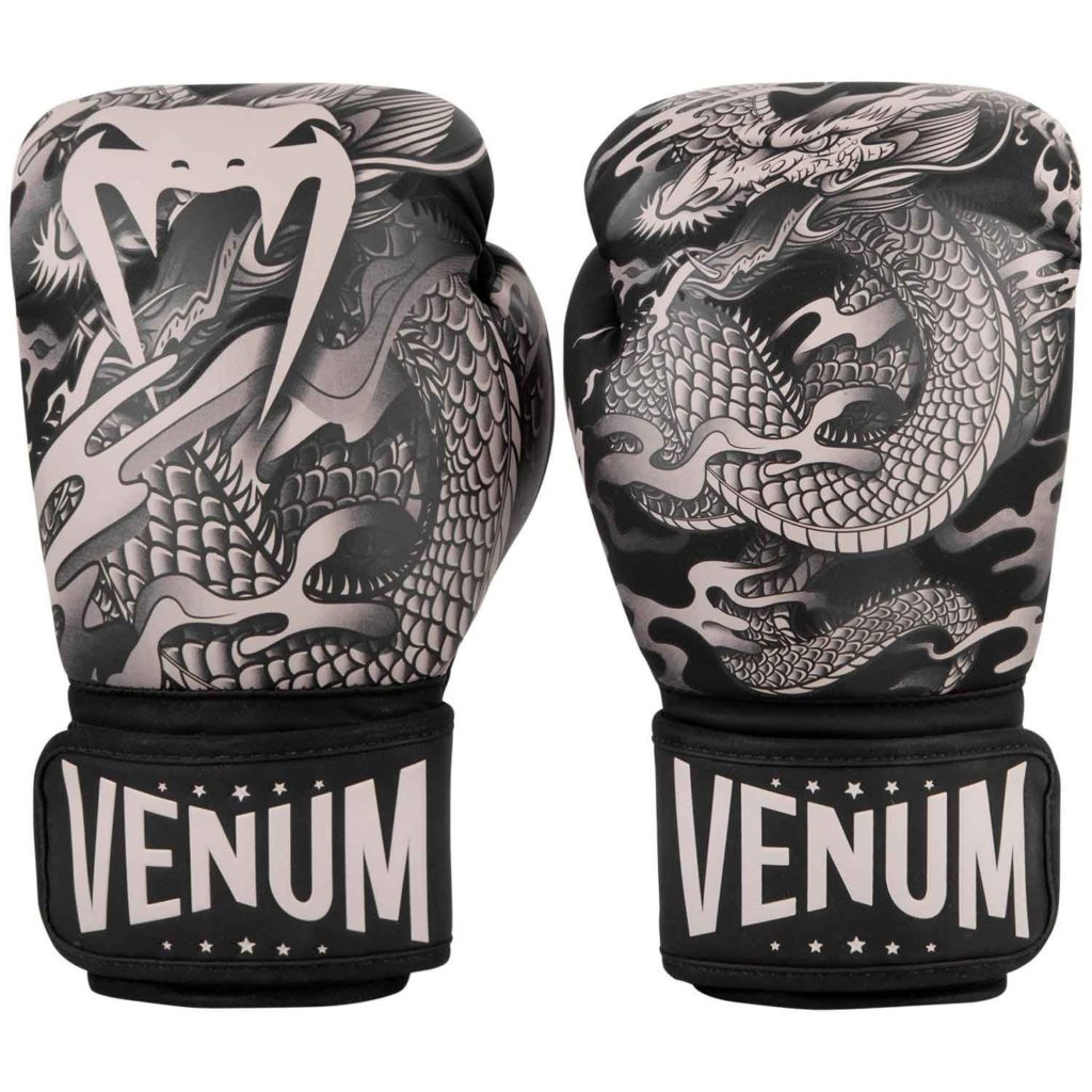 VENUM/ヴェナム DRAGON'S FLIGHT BOXING GLOVES／ドラゴンズフライト ボクシンググローブ（黒／サンド）