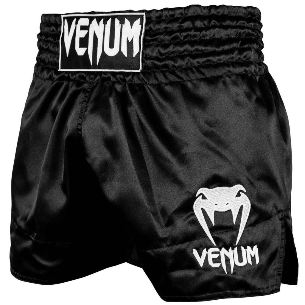 VENUM/ヴェナム MUAY THAI SHORTS CLASSIC/ムエタイショーツ クラシック(黒/白)