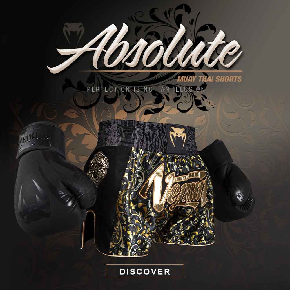 VENUM/ヴェナム ABSOLUTE MUAY THAI SHORTS/アブソリュート ムエタイショーツ banner/バナー