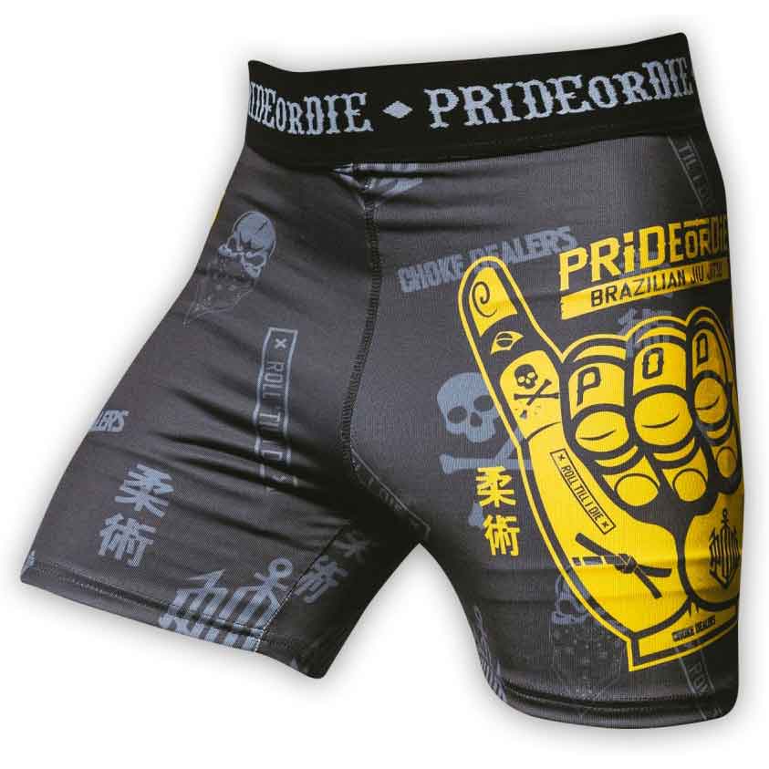 PRIDE OR DIE（PRiDEorDiE）／プライド オア ダイ HANG LOOSE Compression Shorts／ハング・ルース コンプレッション・ショーツ