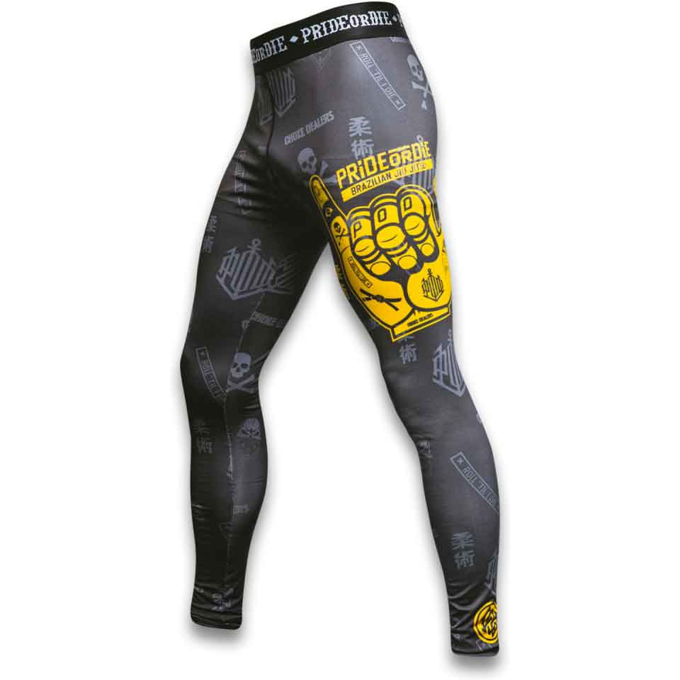 PRIDE OR DIE（PRiDEorDiE）／プライド オア ダイ HANG LOOSE Compression Spats／ハング・ルース コンプレッション スパッツ