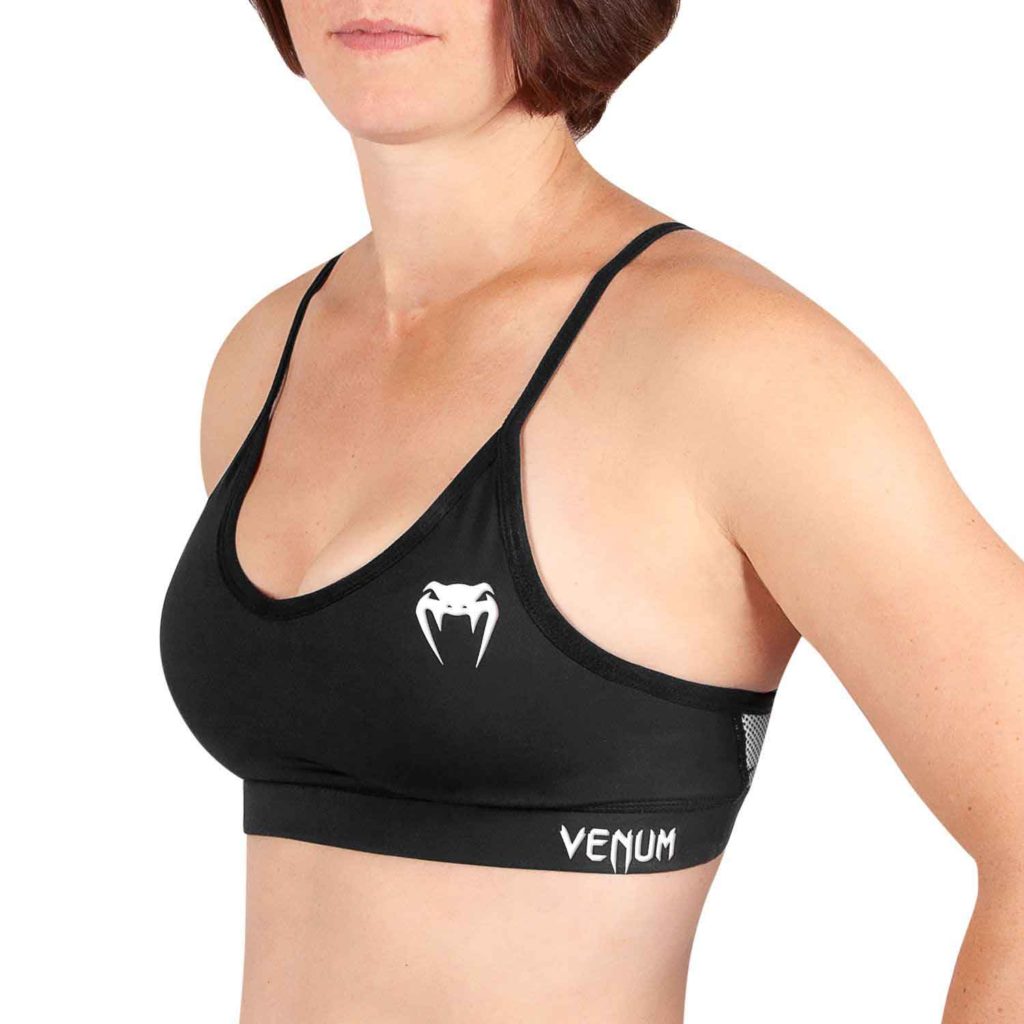 VENUM WOMEN／ヴェナム レディース TECMO SPORT BRA／テクモ スポーツブラ（黒／白）