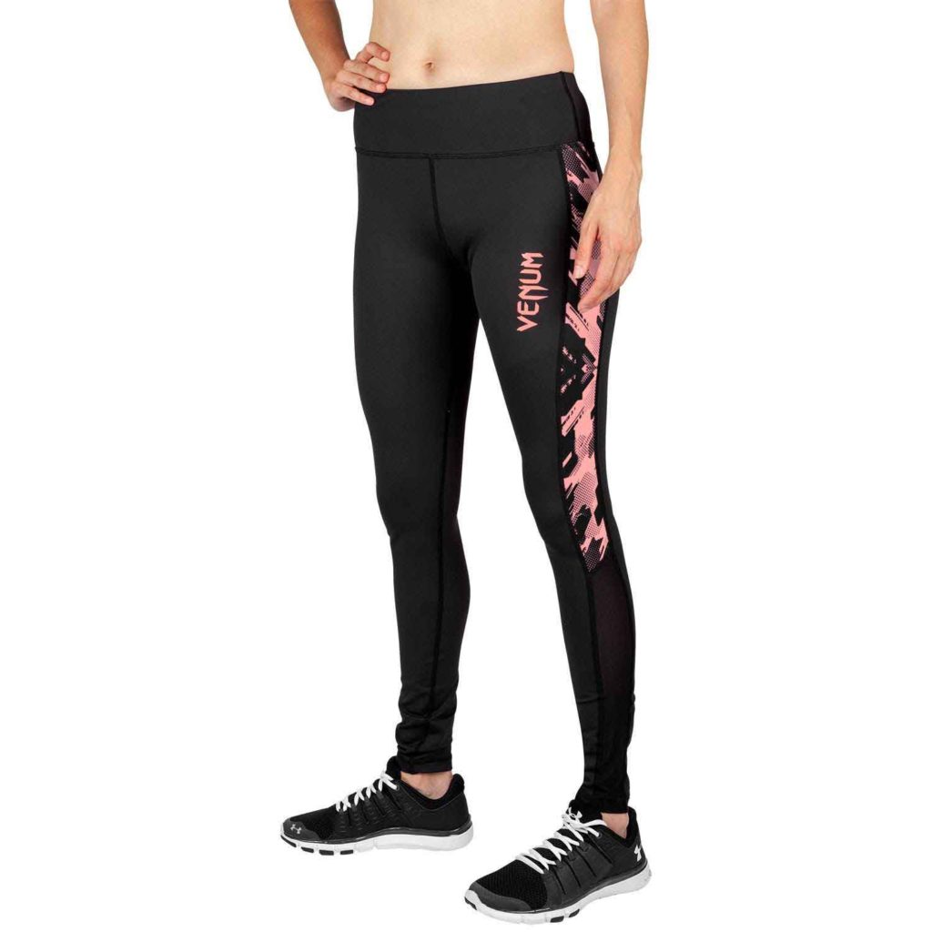 VENUM WOMEN／ヴェナム レディース TECMO LEGGINGS／テクモ レギンス（黒／ピンク）