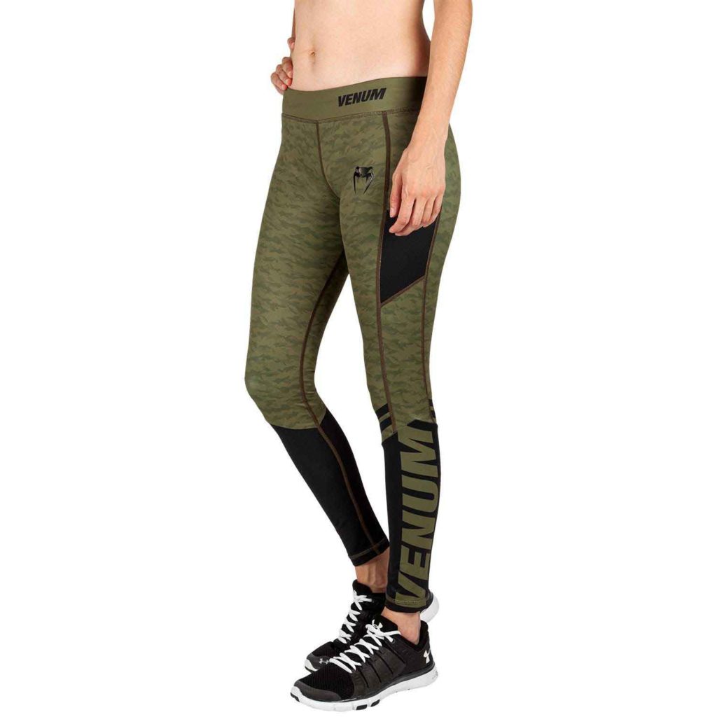 VENUM WOMEN/ヴェナム レディース POWER 2.0 LEGGINGS／パワー 2.0 レギンス（カーキ／黒）