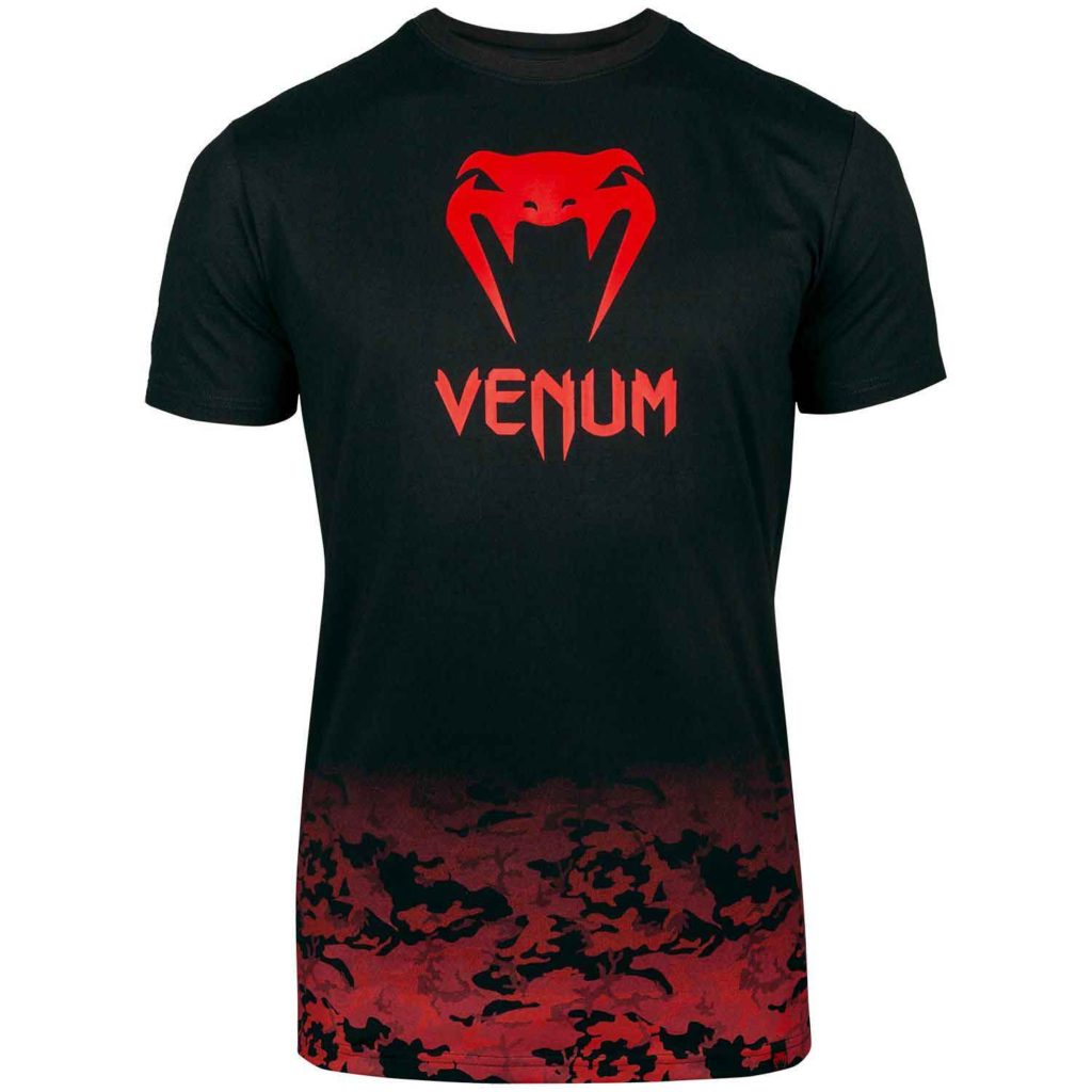 VENUM/ヴェナム CLASSIC T-SHIRT／クラシック Tシャツ（黒／レッドカモ）