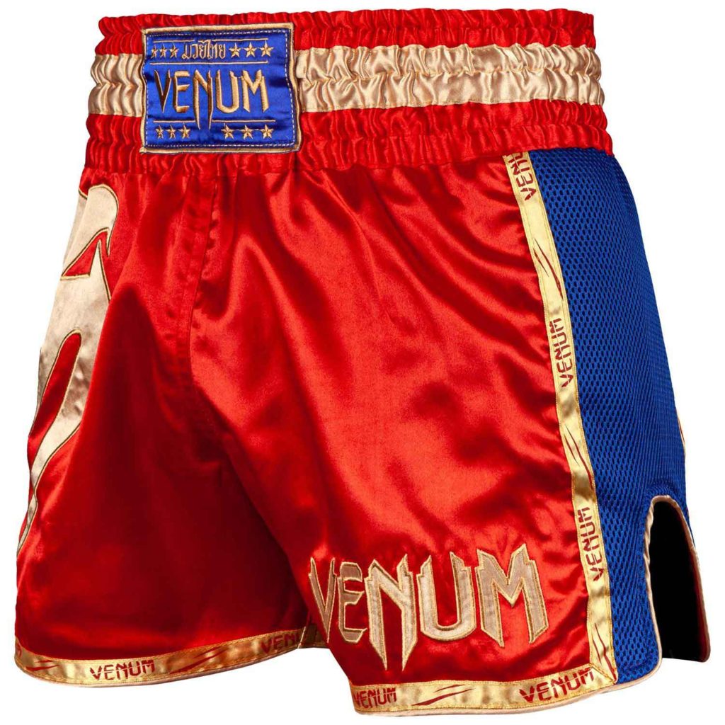 VENUM/ヴェナム GIANT MUAY THAI SHORTS／ジャイアント ムエタイショーツ（レッド／ゴールド／ブルー）