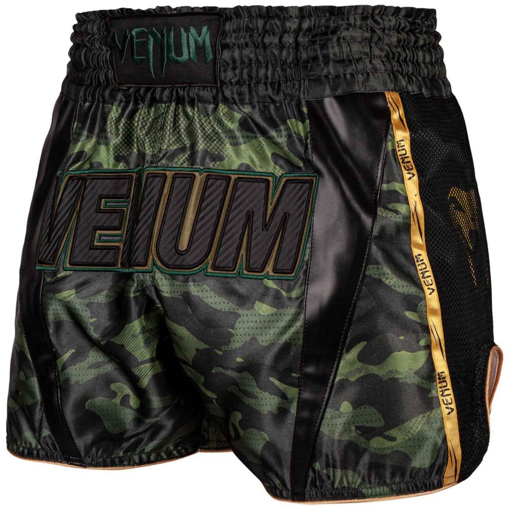 VENUM/ヴェナム FULL CAM MUAY THAI SHORTS/フルカム ムエタイショーツ(フォレストカモ/黒)