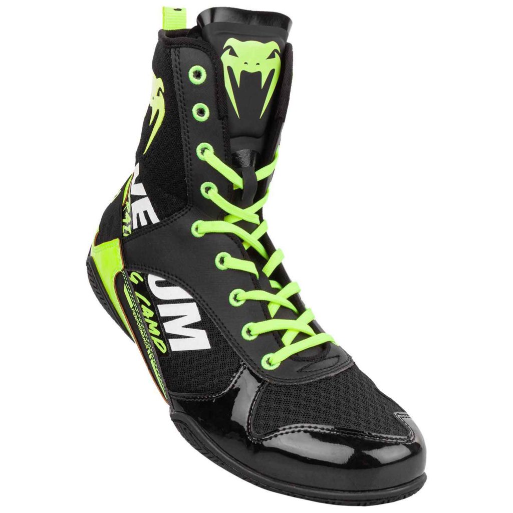 VENUM/ヴェナム ELITE VTC 2 EDITION BOXING SHOES/エリート VTC エディション ボクシングシューズ(黒/ネオイエロー)