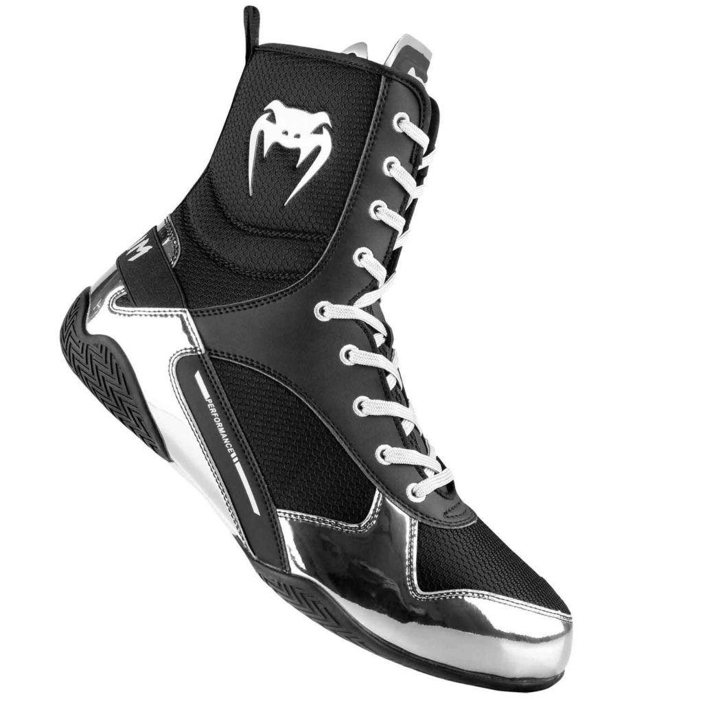 VENUM/ヴェナム ELITE BOXING SHOES/エリート ボクシングシューズ(黒/シルバー)