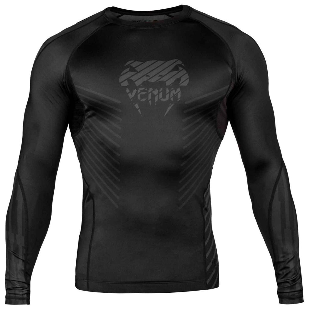 VENUM/ヴェナム PLASMA RASHGUARD LONG SLEEVES／プラズマ ラッシュガード ロング（マットブラック）