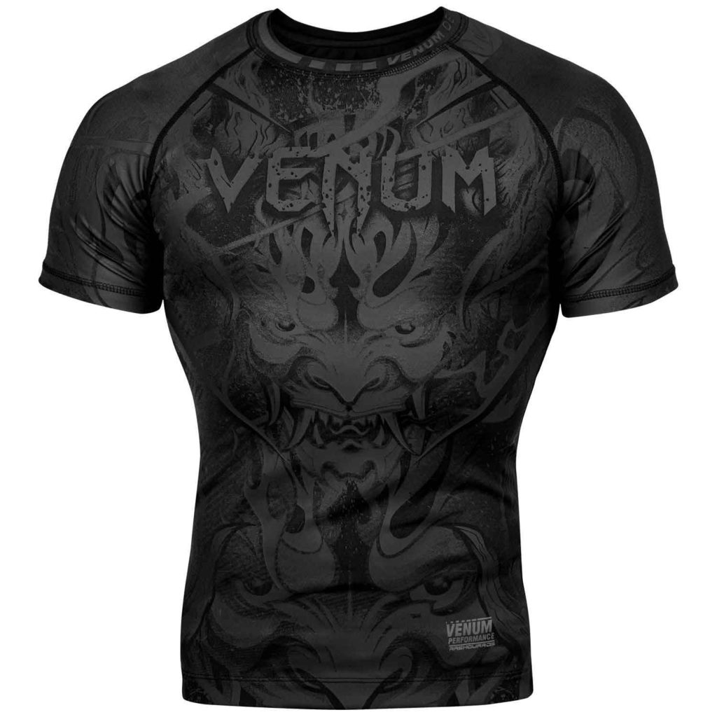 VENUM/ヴェナム DEVIL RASHGUARD SHORT SLEEVES／デビル ラッシュガード ショート（マットブラック）