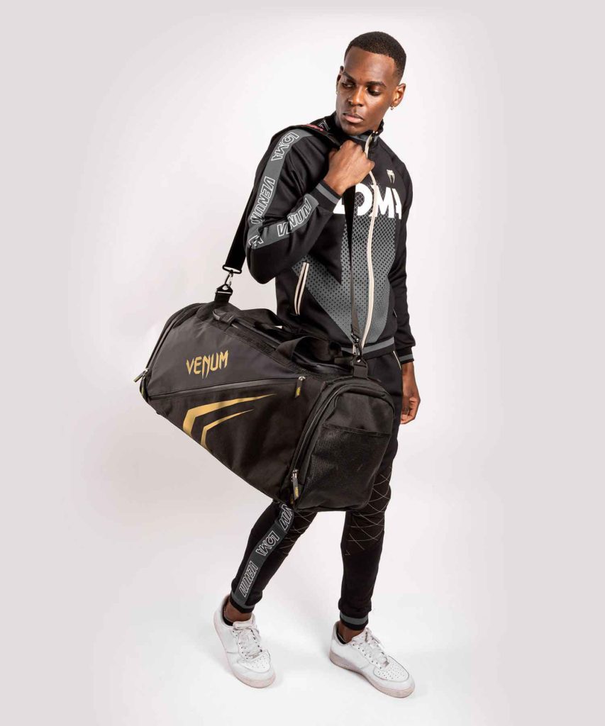 VENUM/ヴェナム TRAINER LITE EVO SPORTS BAGS/トレーナー ライト エヴォ スポーツバッグ(黒/ゴールド)