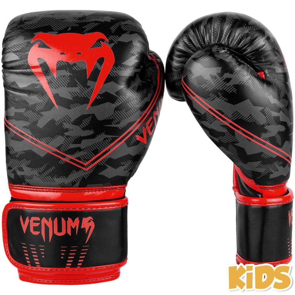 VENUM/ヴェナム OKINAWA 2.0 KIDS BOXING GLOVES／沖縄 2.0 キッズ ボクシンググローブ（ブラックカモ／レッド）