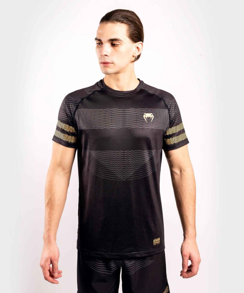 VENUM/ヴェナム CLUB 182 DRY TECH T-SHIRT/クラブ 182 ドライテックTシャツ(黒/ゴールド)