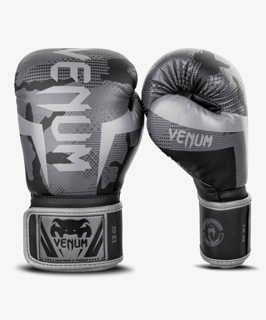 VENUM/ヴェナム ELITE BOXING GLOVES／エリート ボクシンググローブ（ダークカモ／グレー）