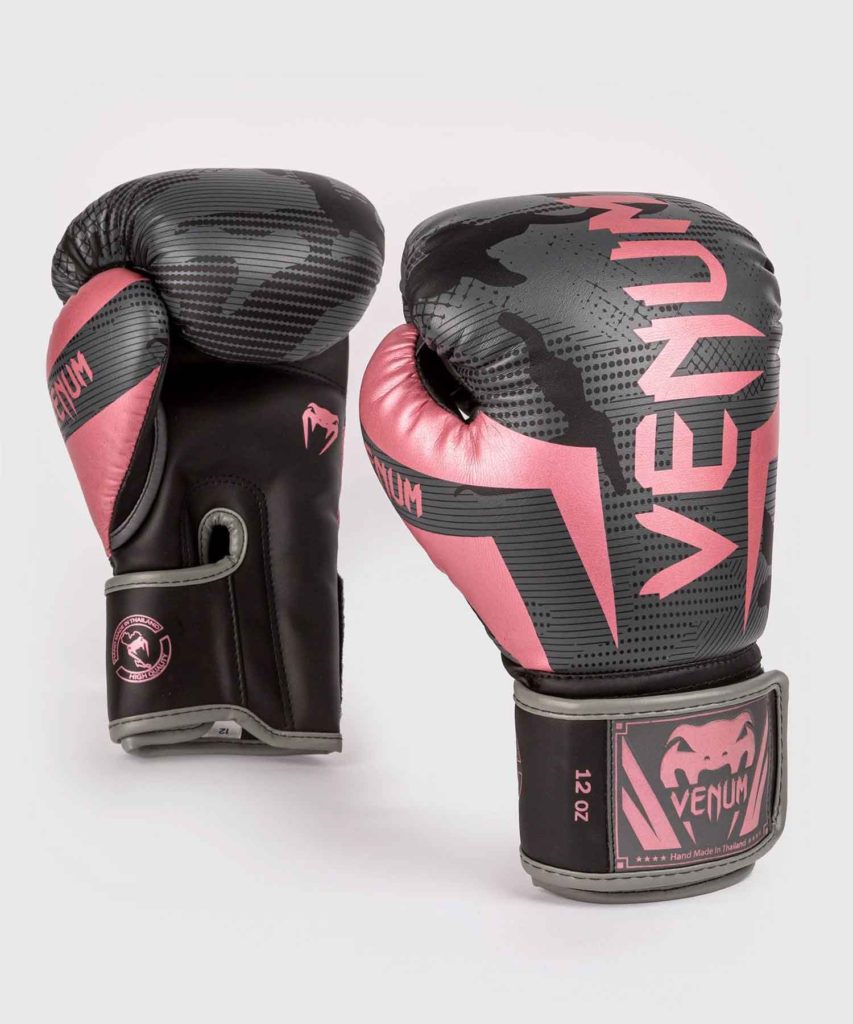 VENUM/ヴェナム ELITE BOXING GLOVES／エリート ボクシンググローブ（ダークカモ／ピンクゴールド）