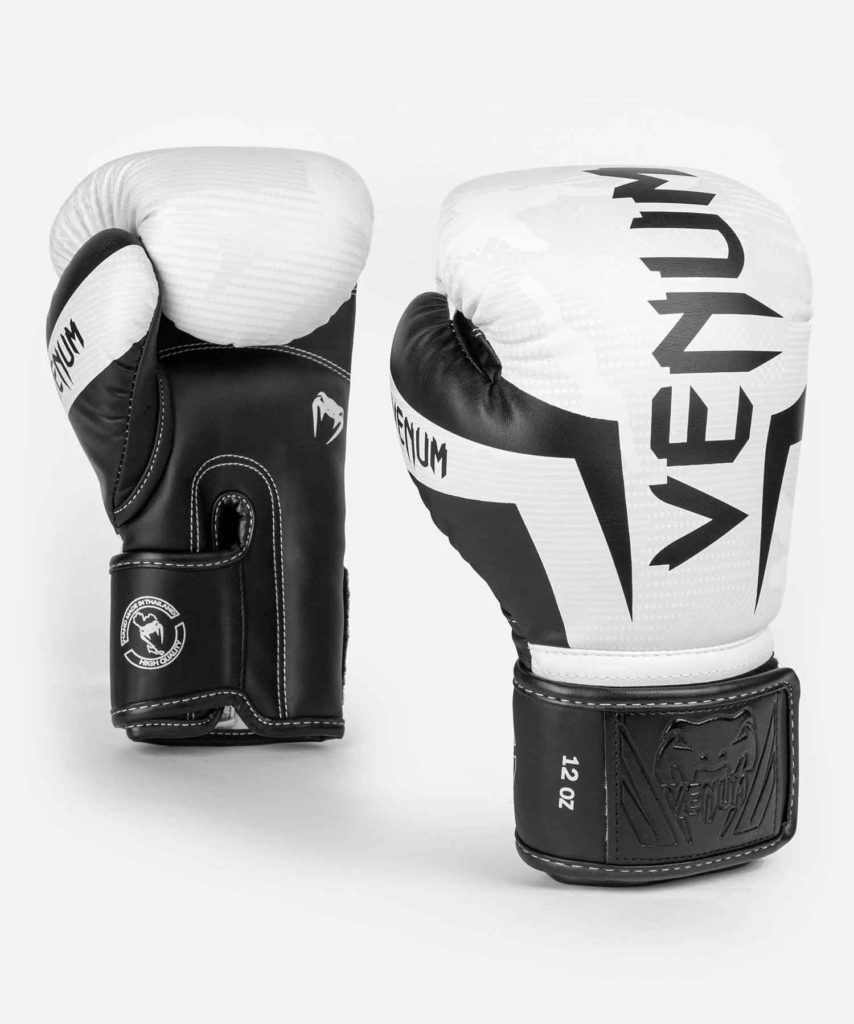 VENUM/ヴェナム ELITE BOXING GLOVES／エリート ボクシンググローブ（ホワイトカモ／黒）