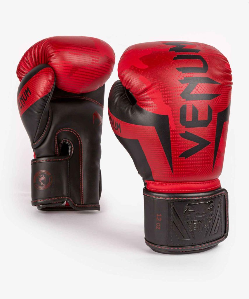 VENUM/ヴェナム ELITE BOXING GLOVES／エリート ボクシンググローブ（レッドカモ／黒）