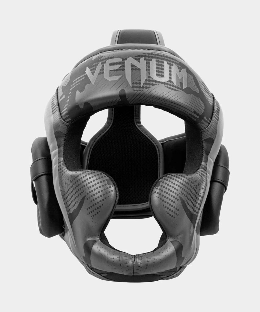 VENUM/ヴェナム ELITE BOXING HEADGEAR／エリート ボクシング ヘッドギア（ダークカモ／グレー）