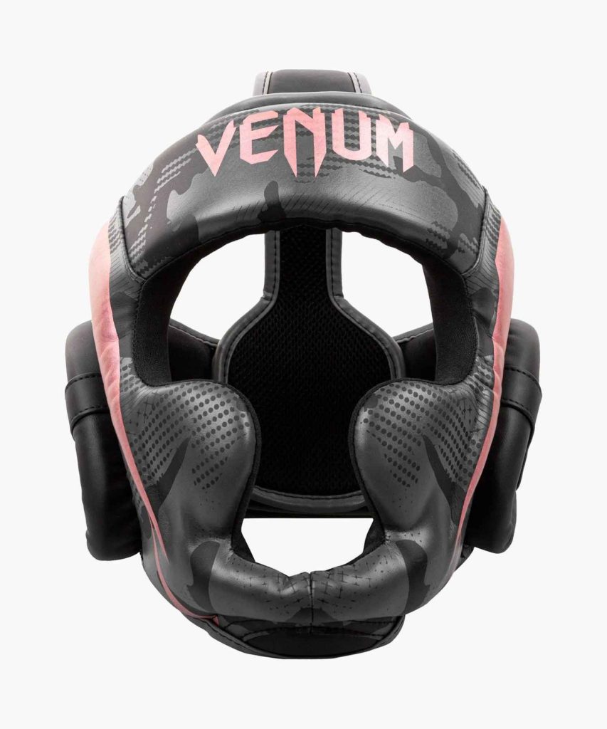 VENUM/ヴェナム ELITE BOXING HEADGEAR／エリート ボクシング ヘッドギア（ダークカモ／ピンクゴールド）