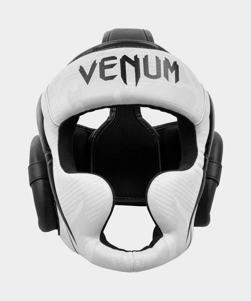 VENUM/ヴェナム ELITE BOXING HEADGEAR／エリート ボクシング ヘッドギア（ホワイトカモ／黒）