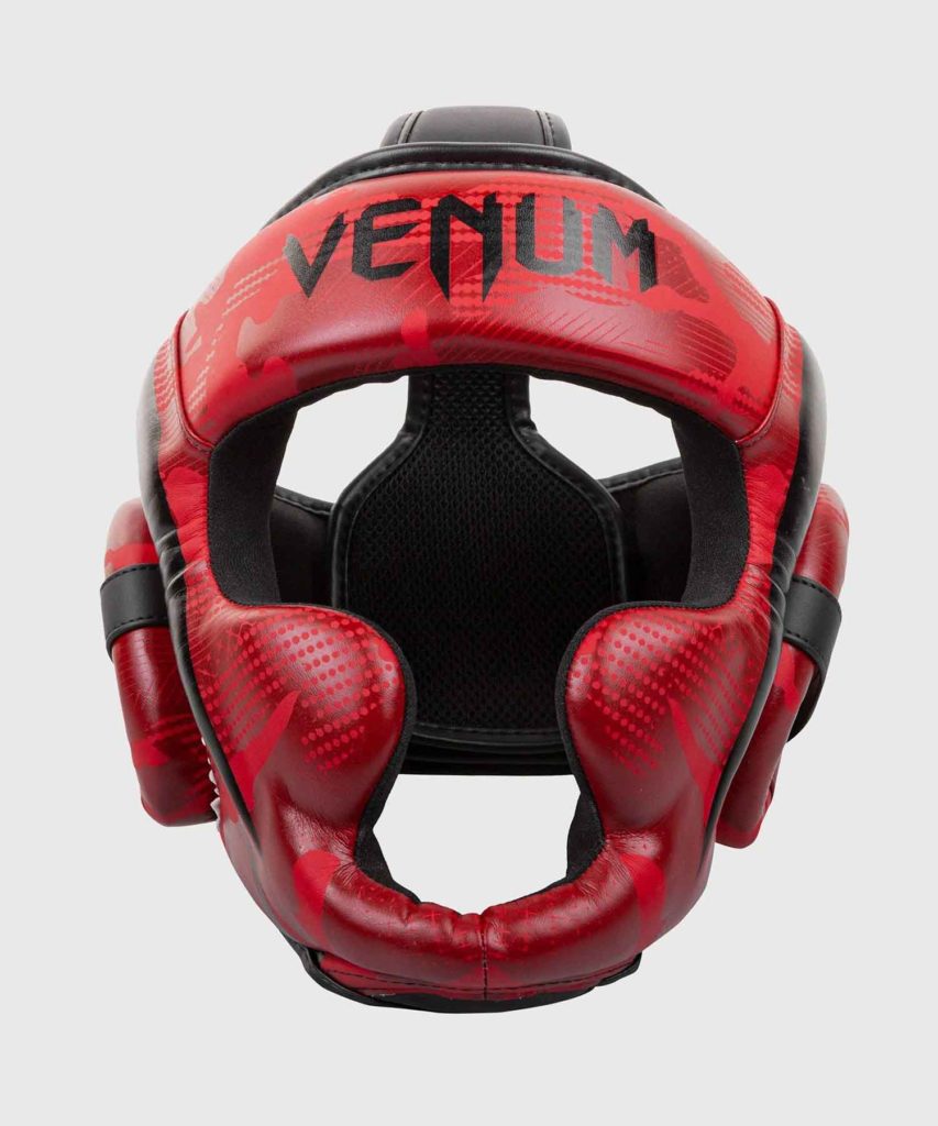 VENUM/ヴェナム ELITE BOXING HEADGEAR／エリート ボクシング ヘッドギア（レッドカモ／黒）