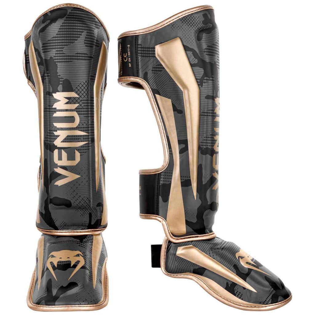 VENUM/ヴェナム ELITE SHIN GUARDS／エリート シンガード（ダークカモ／ゴールド）