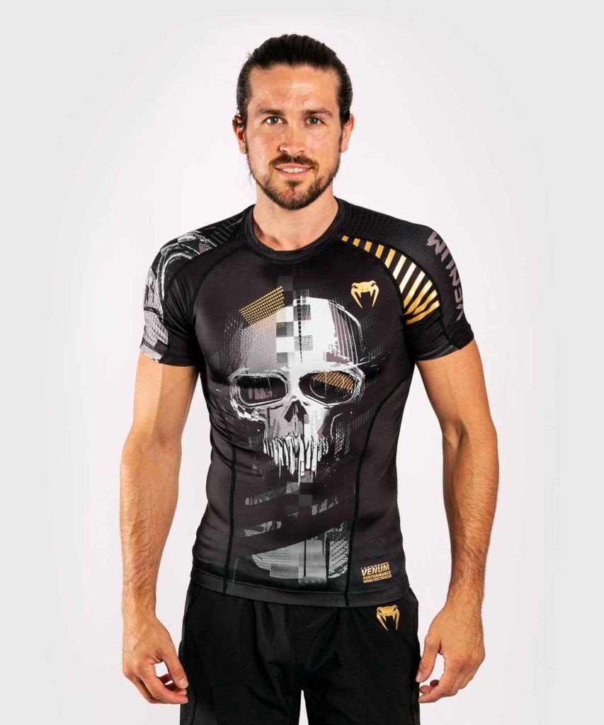 VENUM/ヴェナム SKULL RASHGUARD SHORT SLEEVES／スカル ラッシュガード ショートスリーブ