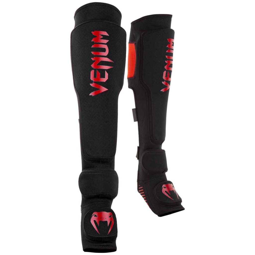 VENUM/ヴェナム KONTACT EVO SHINGUARDS／コンタクト EVO シンガード（黒／レッド）