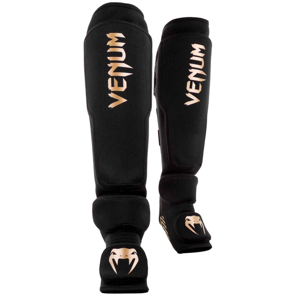 VENUM/ヴェナム KONTACT EVO SHINGUARDS／コンタクト EVO シンガード（黒／ゴールド）