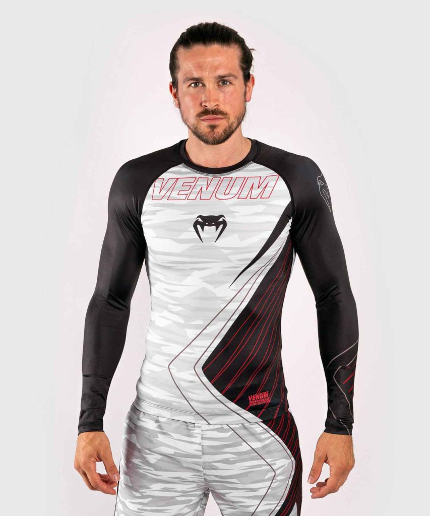 VENUM/ヴェナム CONTENDER 5.0 RASHGUARD LONG SLEEVES／コンテンダー 5.0 ラッシュガード ロングスリーブ（ホワイトカモ）