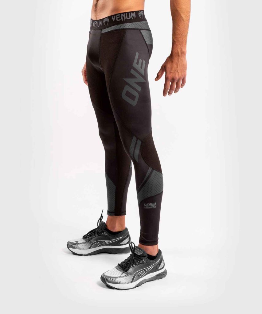 VENUM/ヴェナム VENUM×ONE FC IMPACT COMPRESSSION TIGHTS/VENUM×ONE FC インパクト コンプレッション タイツ(黒/グレー)
