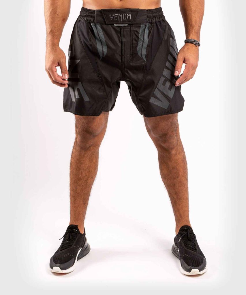 VENUM/ヴェナム VENUM×ONE FC IMPACT FIGHTSHORTS/VENUM×ONE FC インパクト ファイトショーツ(黒/グレー)