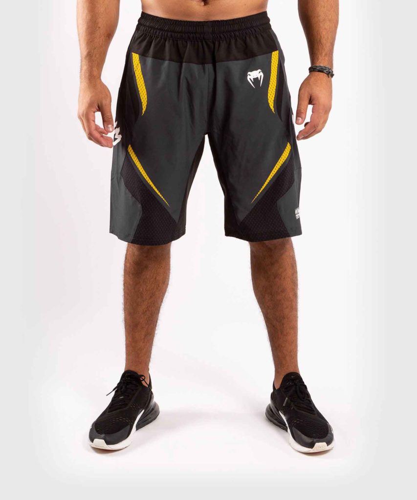 VENUM/ヴェナム VENUM×ONE FC IMPACT TRAINING SHORTS／VENUM×ONE FC インパクト トレーニングショーツ（グレー／黒／イエロー）