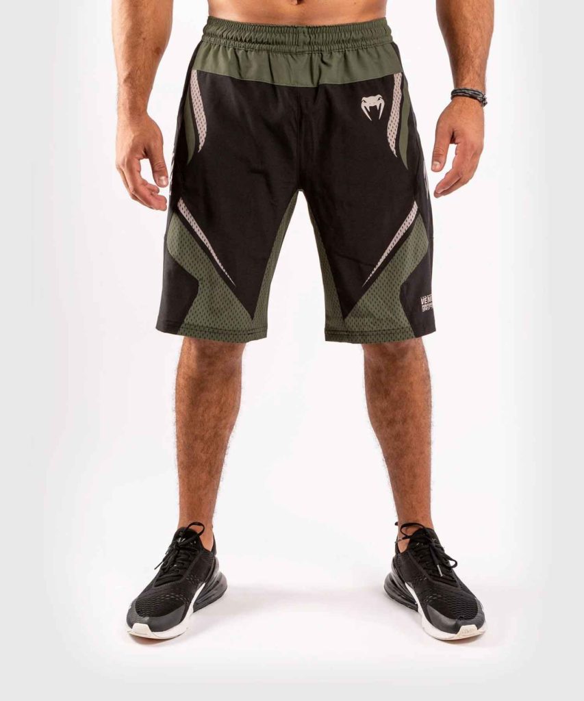 VENUM/ヴェナム VENUM×ONE FC IMPACT TRAINING SHORTS／VENUM×ONE FC インパクト トレーニングショーツ（黒／カーキ）