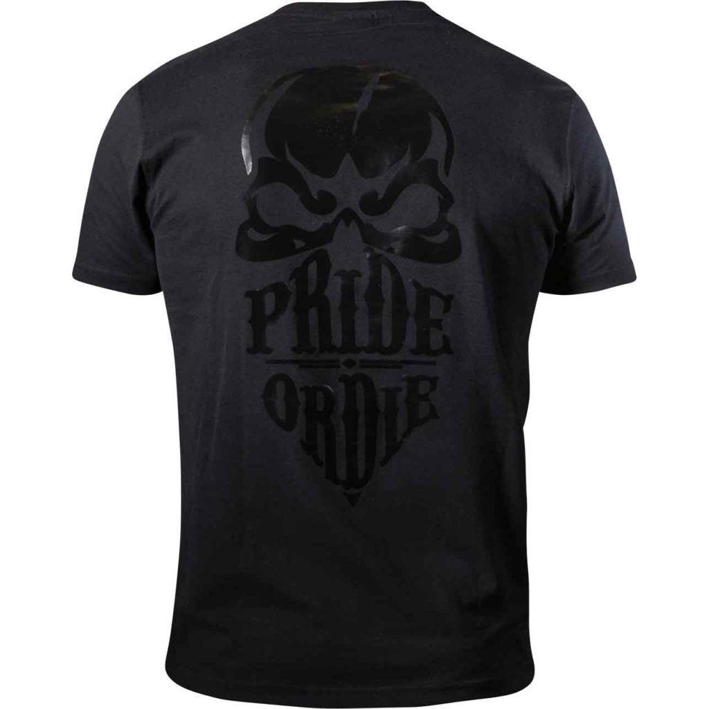 PRIDE OR DIE（PRiDEorDiE）／プライド オア ダイ RECKLESS Full Black T-Shirt／レックレス フルブラック Tシャツ