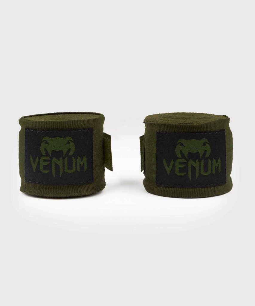 VENUM/ヴェナム KONTACT BOXING HANDWRAPS／コンタクト ボクシング ハンドラップ（バンテージ） 2.5m（カーキ／黒）