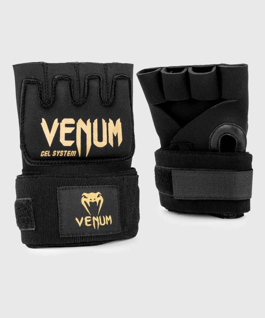 VENUM/ヴェナム KONTACT GEL GLOVE WRAPS/コンタクト ジェル グローブラップ(黒/ゴールド)